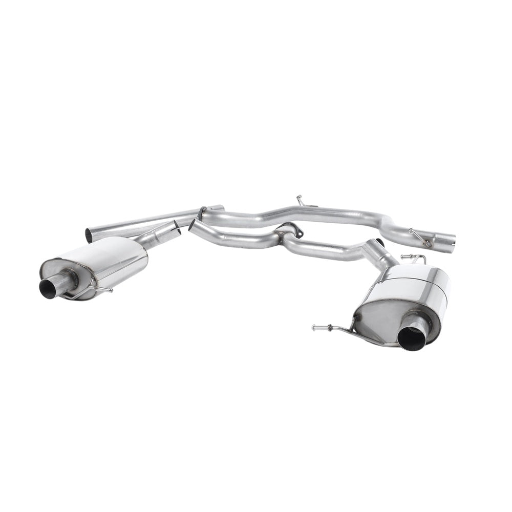 Milltek Cat Back Exhaust Skoda Octavia vRS 2.0 TSI 245PS Hatch and Estate (manual and DSG-auto, Non-OPF/GPF and Post Facelift) 18-19-Exhaust System-carbonizeduk
