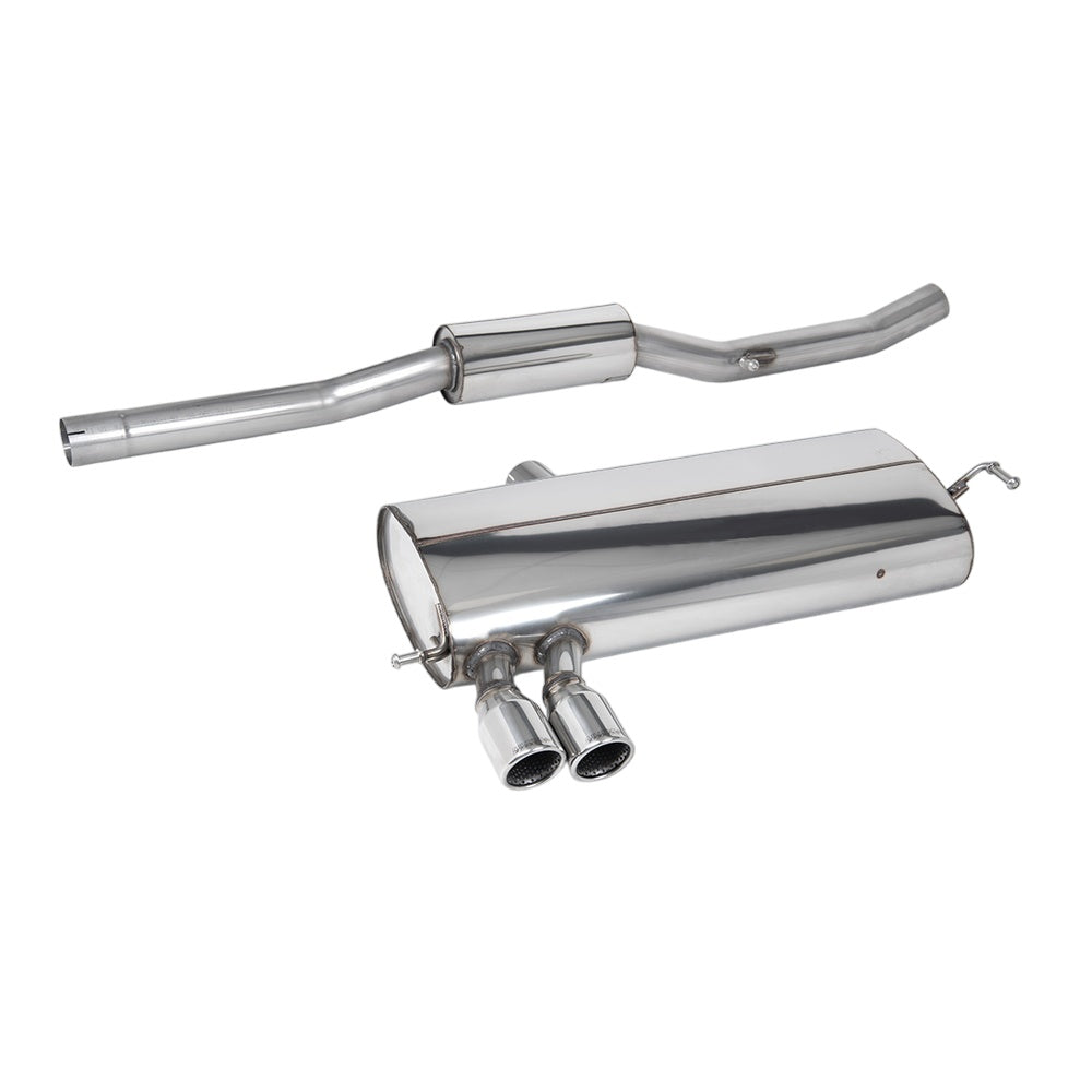 Milltek Cat Back Exhaust Volkswagen Golf Mk4 4-Motion V6 00-04-Exhaust System-carbonizeduk