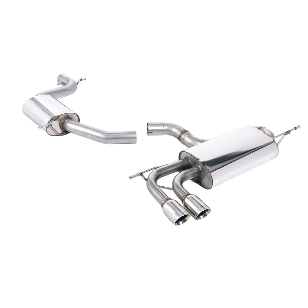 Milltek Cat Back Exhaust Volkswagen Scirocco GT 2.0 TSi 200PS 08-16-Exhaust System-carbonizeduk