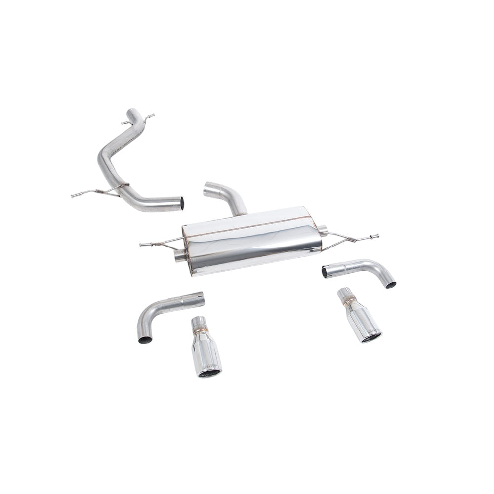 Milltek Cat Back Exhaust Volkswagen Golf Mk6 GTi 2.0 TSI 210PS 09-13-Exhaust System-carbonizeduk