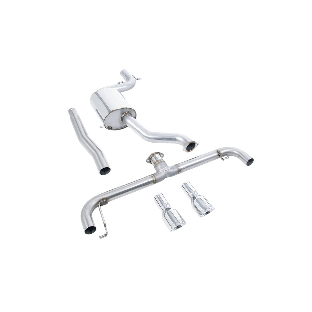 Milltek Cat Back Exhaust Volkswagen Scirocco R 09-16-Exhaust System-carbonizeduk