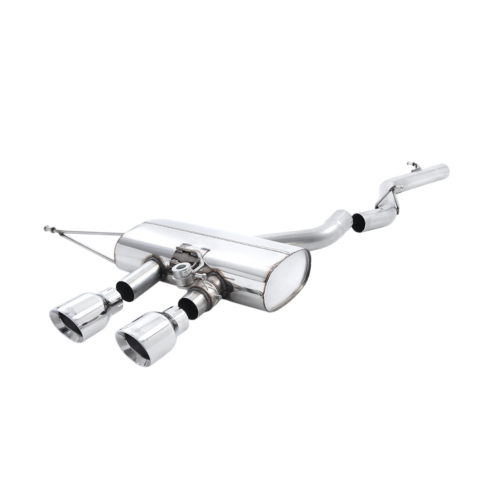 Milltek Cat Back Exhaust Volkswagen Golf Mk6 R 2.0 TFSi 270PS 09-13-Exhaust System-carbonizeduk