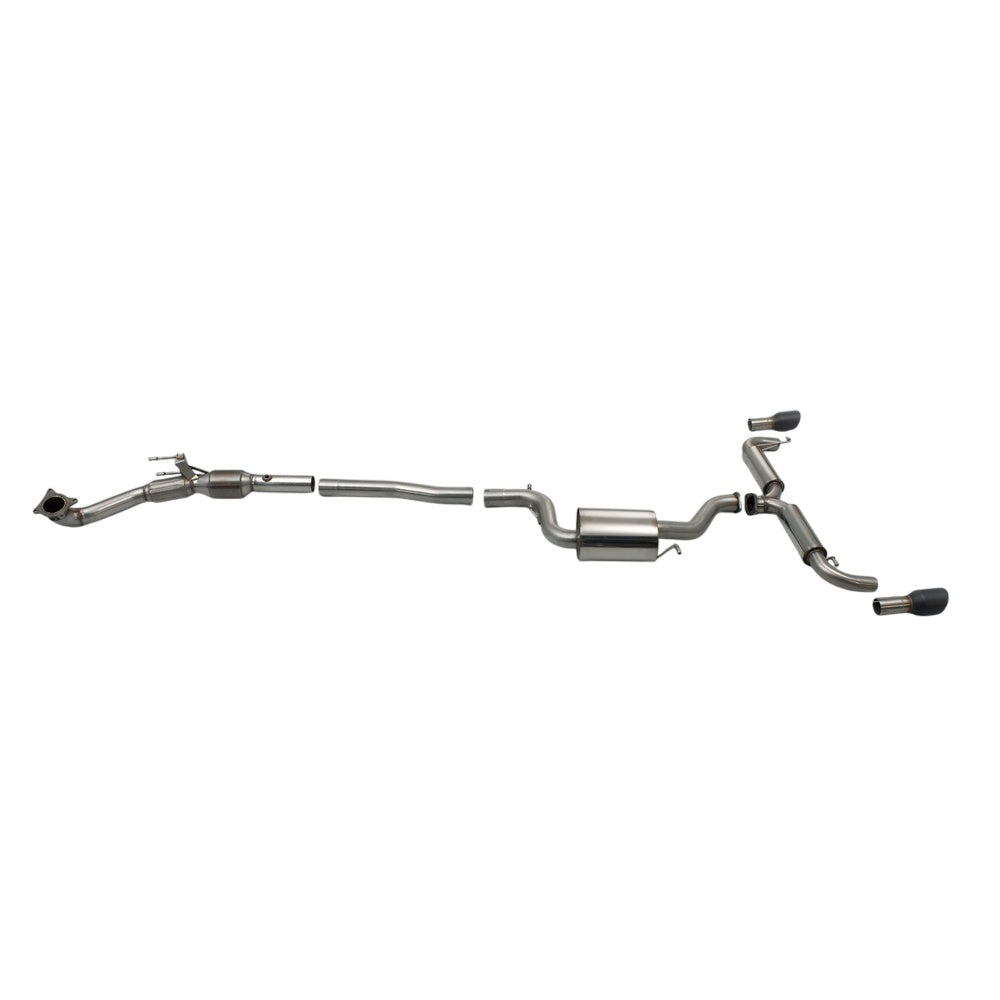 Milltek Turbo-back including Hi-Flow Sports Cat Exhaust Volkswagen Golf Mk6 GTi 2.0 TSI 210PS 09-13-Manifolds, Decats & Sports Cats-carbonizeduk