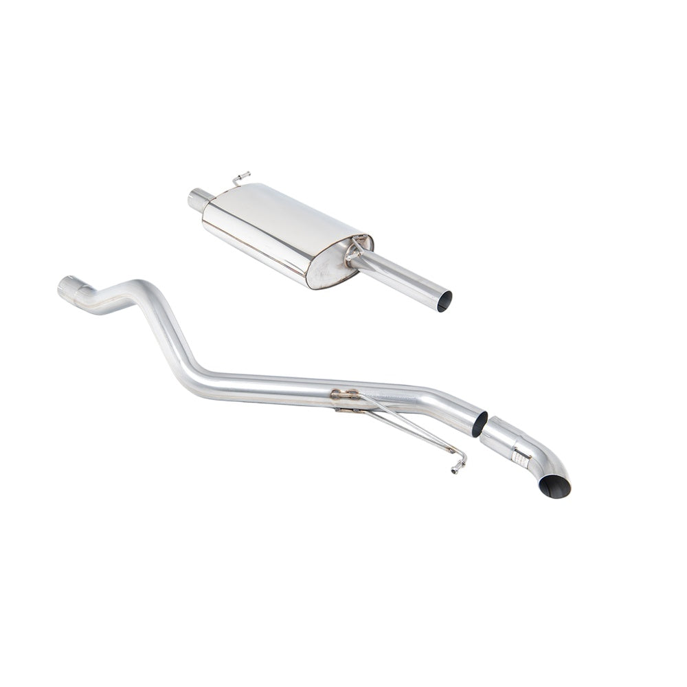 Milltek Particulate Filter-back Exhaust Volkswagen Transporter \ Caravelle T5 SWB 180PS 2.0 BiTDI 2WD and 4MOTION 10-15-Exhaust System-carbonizeduk