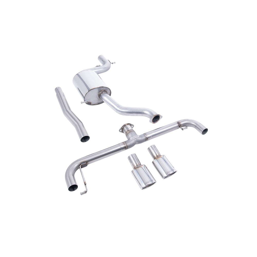 Milltek Cat Back Exhaust Volkswagen Scirocco R 09-16-Exhaust System-carbonizeduk