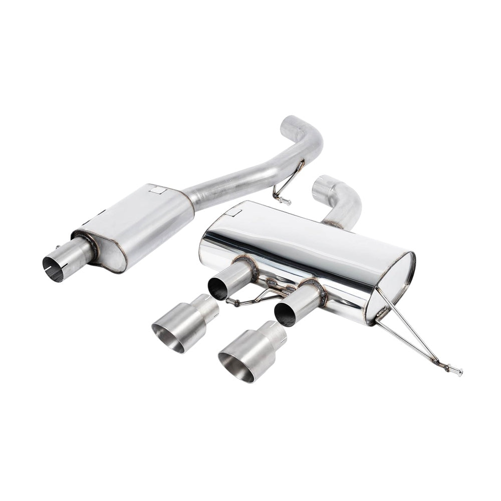 Milltek Cat Back Exhaust Volkswagen Golf Mk6 R 2.0 TFSi 270PS 09-13-Exhaust System-carbonizeduk
