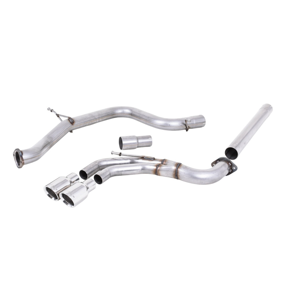 Milltek Cat Back Exhaust Volkswagen Golf Mk7 GTD 2.0 TDI 185PS 13-16-Exhaust System-carbonizeduk