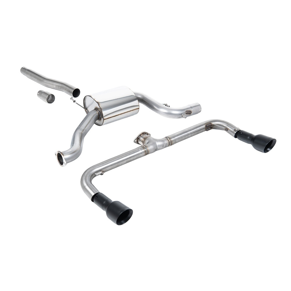 Milltek Cat Back Exhaust Volkswagen Scirocco GT 2.0 TSi 200PS 08-16-Exhaust System-carbonizeduk