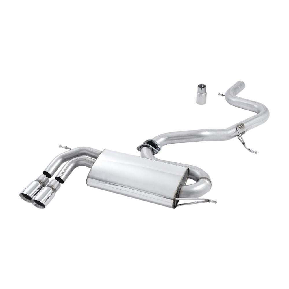 Milltek Cat Back Exhaust Audi A3 2.0T FSI 2WD 3-Door 03-12-Exhaust System-carbonizeduk