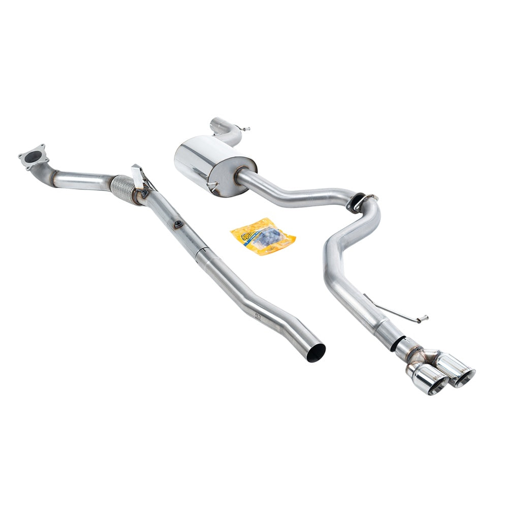 Milltek Turbo-back excluding Hi-Flow Sports Cat Exhaust Volkswagen Jetta Mk6 GLI 2.0 TSI 11-14-Manifolds, Decats & Sports Cats-carbonizeduk