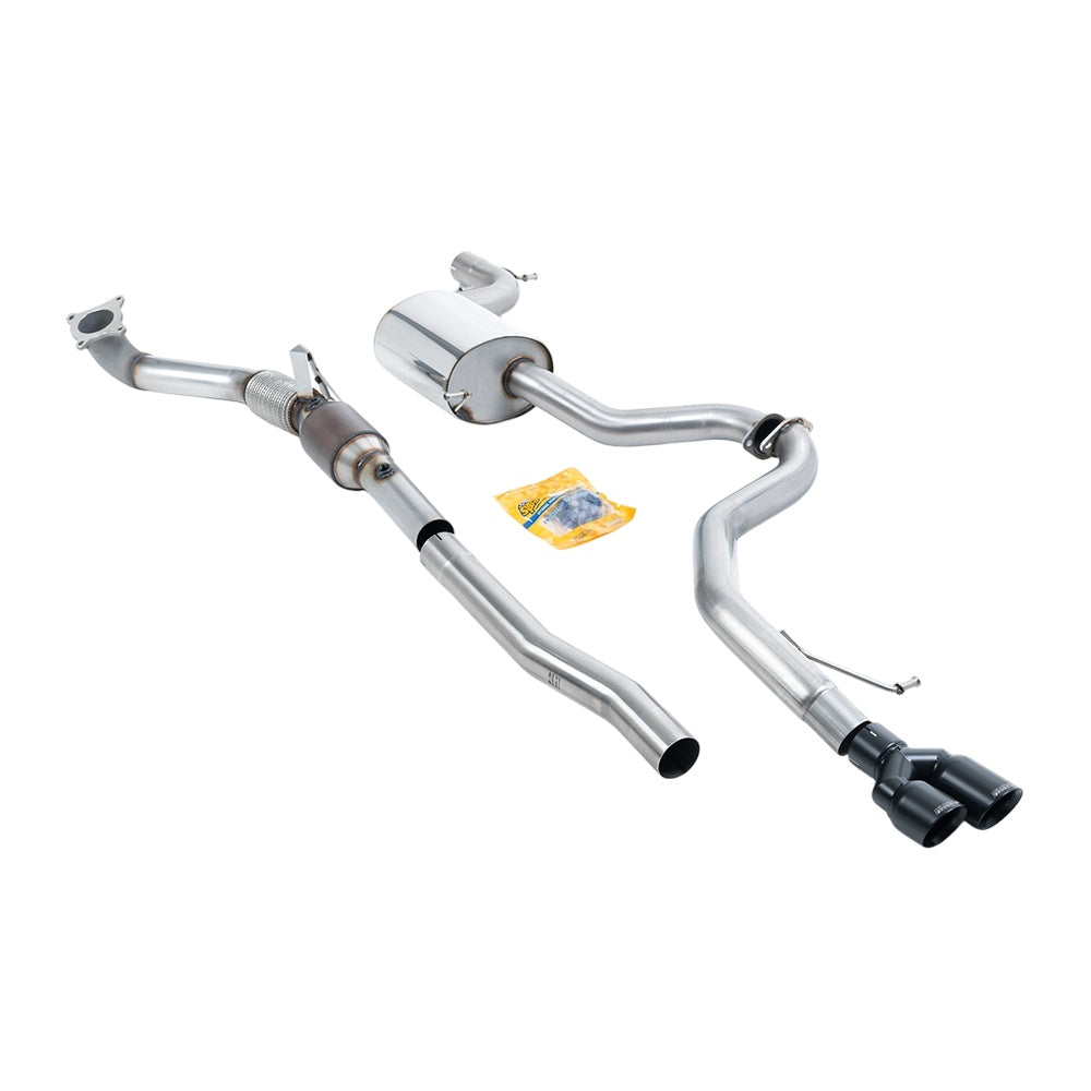 Milltek Turbo-back including Hi-Flow Sports Cat Exhaust Volkswagen Jetta Mk6 GLI 2.0 TSI 11-14-Manifolds, Decats & Sports Cats-carbonizeduk