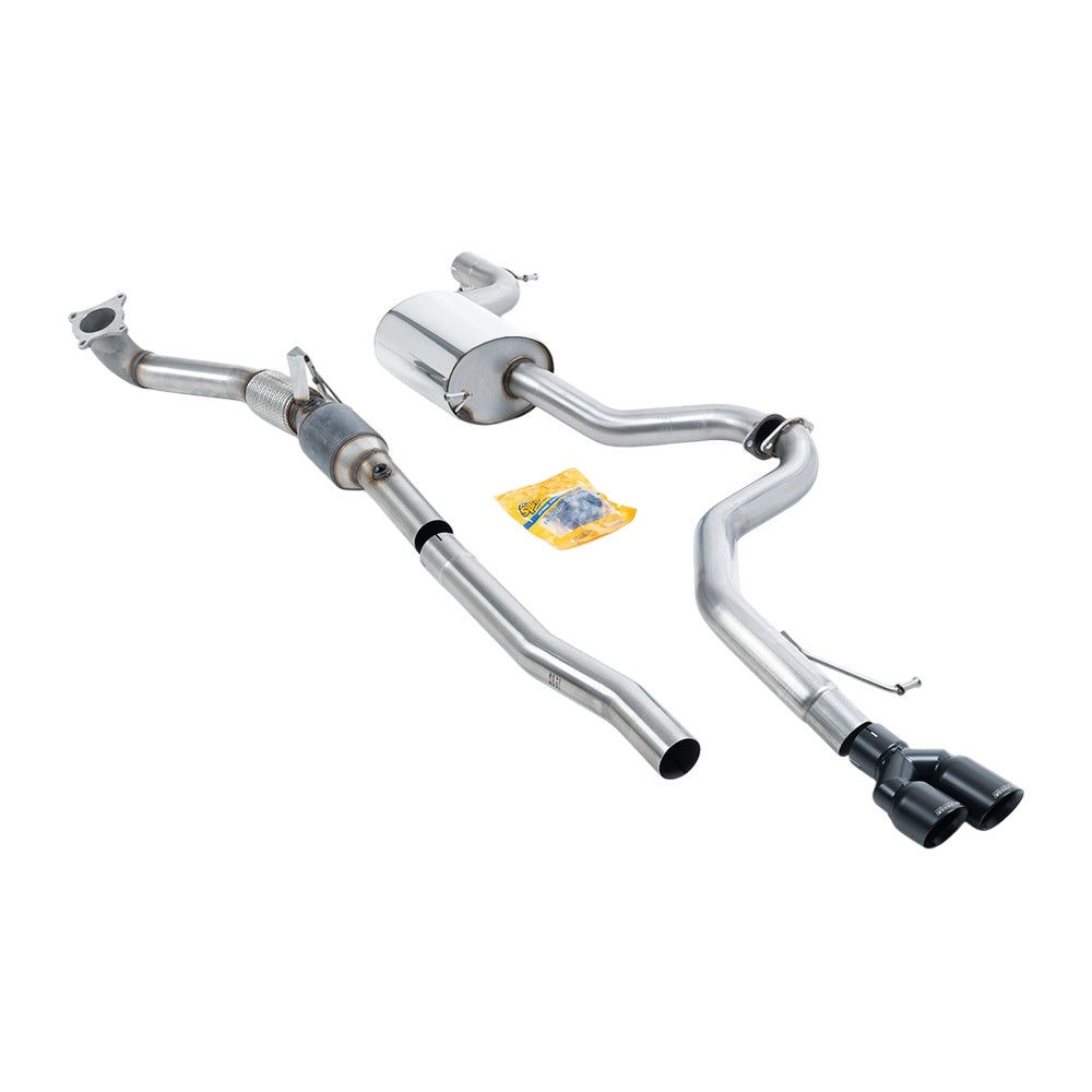 Milltek Turbo-back including Hi-Flow Sports Cat Exhaust Volkswagen Jetta Mk6 GLI 2.0 TSI 11-14-Manifolds, Decats & Sports Cats-carbonizeduk