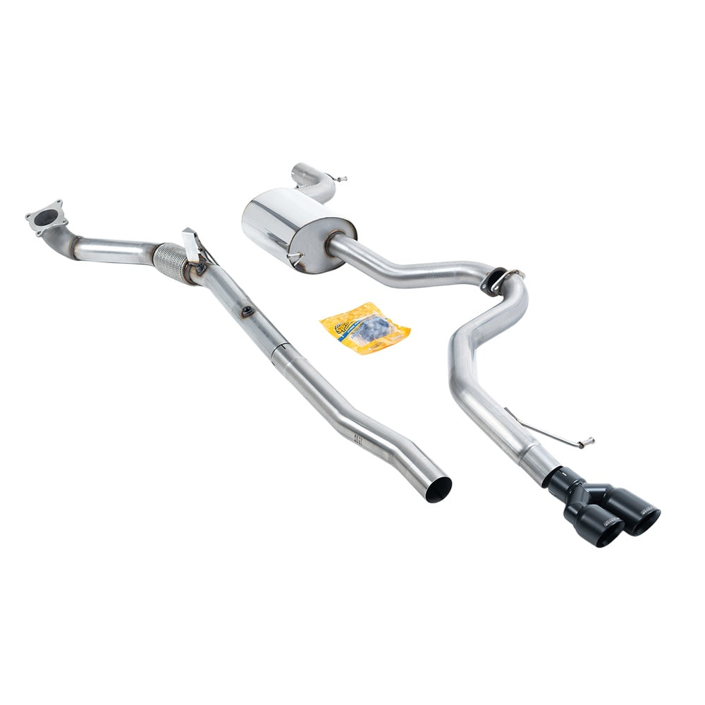 Milltek Turbo-back excluding Hi-Flow Sports Cat Exhaust Volkswagen Jetta Mk6 GLI 2.0 TSI 11-14-Manifolds, Decats & Sports Cats-carbonizeduk
