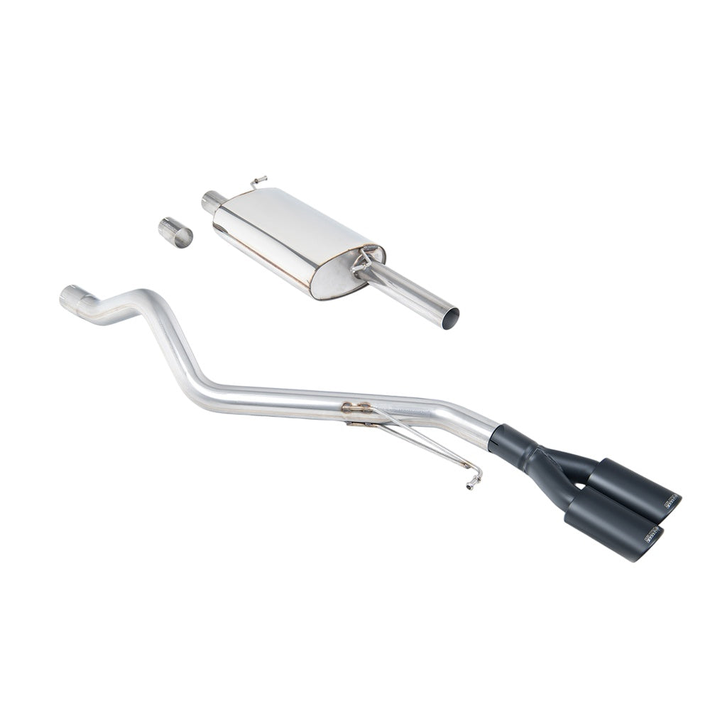 Milltek Cat Back Exhaust Volkswagen Transporter \ Caravelle T6 SWB 150PS and 204PS 2.0 TSI (Petrol) 2WD 17-25-Exhaust System-carbonizeduk