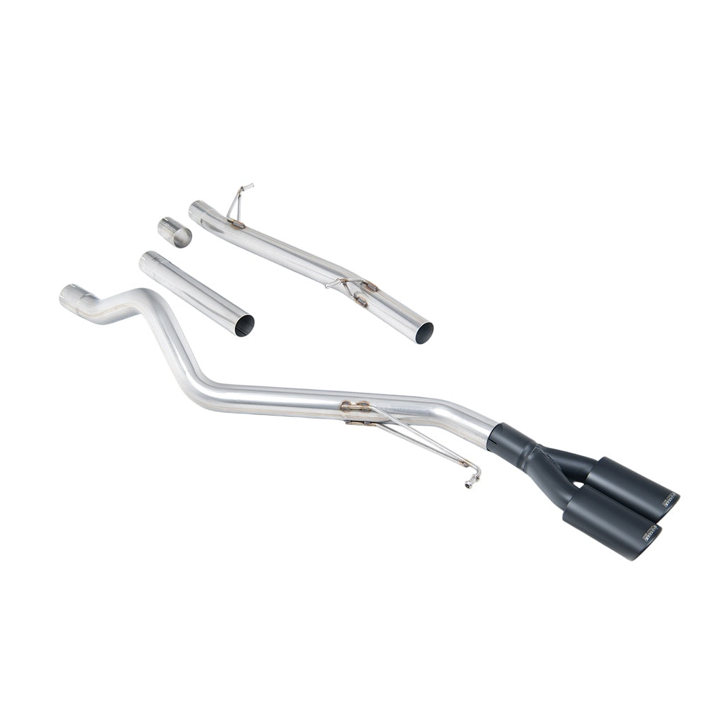 Milltek Cat Back Exhaust Volkswagen Transporter \ Caravelle T6 LWB 150PS and 204PS 2.0 TSI (Petrol) 2WD 17-25-Exhaust System-carbonizeduk