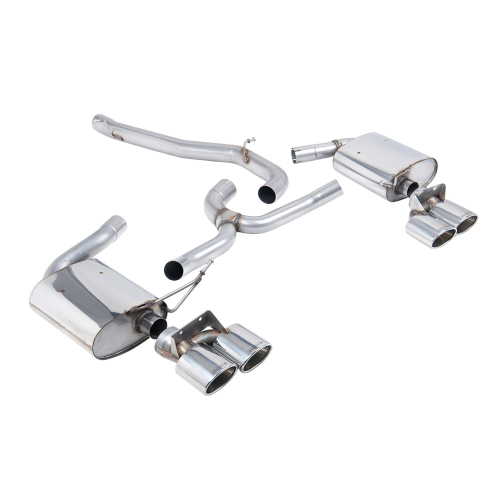 Milltek Cat Back Exhaust Volkswagen Golf Mk7.5 R Estate / Variant 2.0 TSI 300PS (GPF Equipped Models Only) 19-20-Exhaust System-carbonizeduk