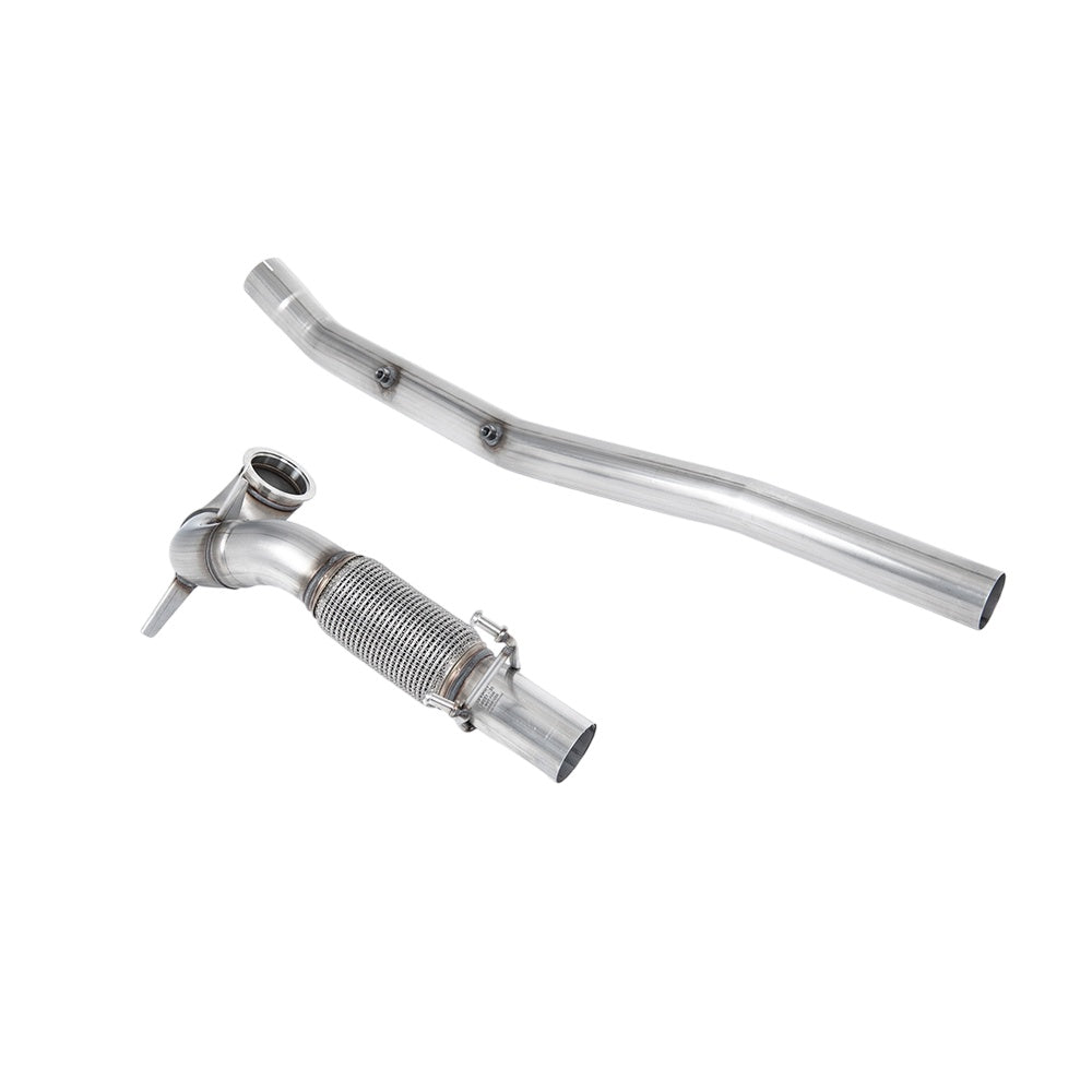 Milltek Large-bore Downpipe and De-cat Exhaust Seat Ateca Cupra 300 4Drive (GPF/OPF Models Only NON MQB EVO 4) Inc Facelift Models 19-25-Manifolds, Decats & Sports Cats-carbonizeduk