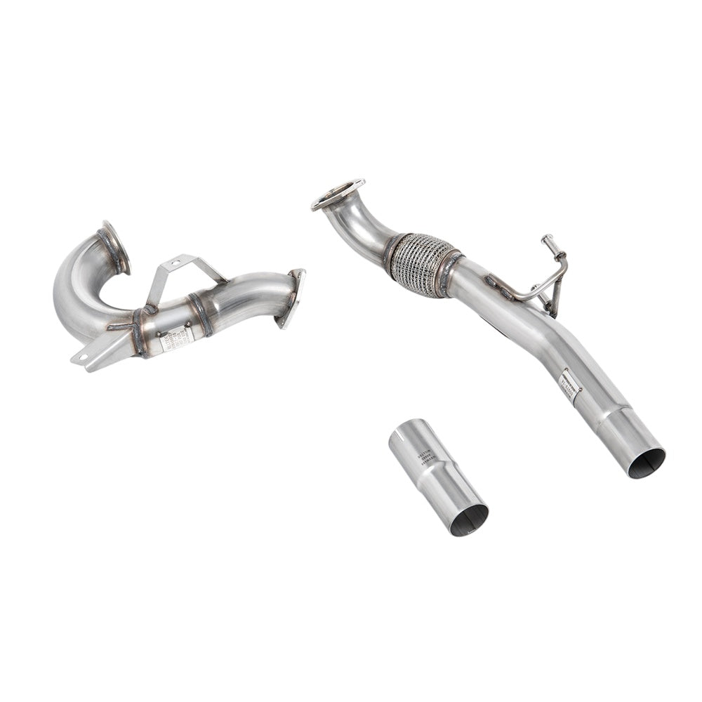 Milltek Large-bore Downpipe and De-cat Exhaust Volkswagen Up! GTI 1.0TSI 115PS (3 and 5-Door) 18-25-Manifolds, Decats & Sports Cats-carbonizeduk