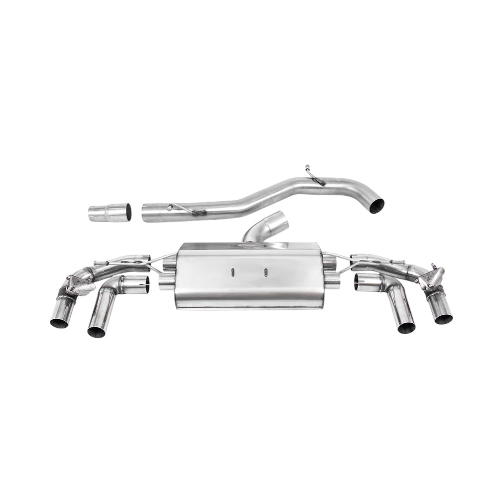 Milltek Particulate Filter-back Exhaust Volkswagen Golf Mk8 R 2.0 TSI 320PS (GPF Equipped Models Only) 21-25-Exhaust System-carbonizeduk