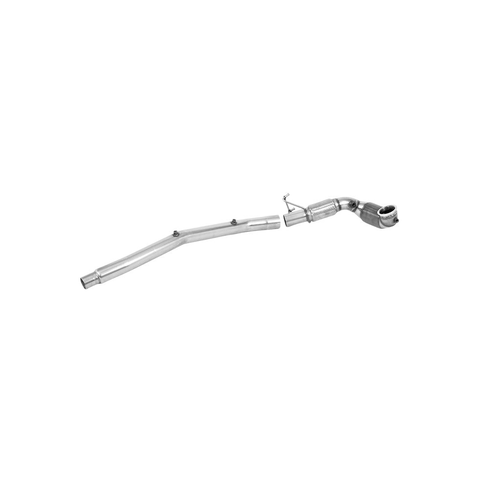 Milltek Large Bore Downpipe and Hi-Flow Sports Cat Exhaust Volkswagen Golf Mk8 R 2.0 TSI 320PS (GPF Equipped Models Only) 21-25-Manifolds, Decats & Sports Cats-carbonizeduk