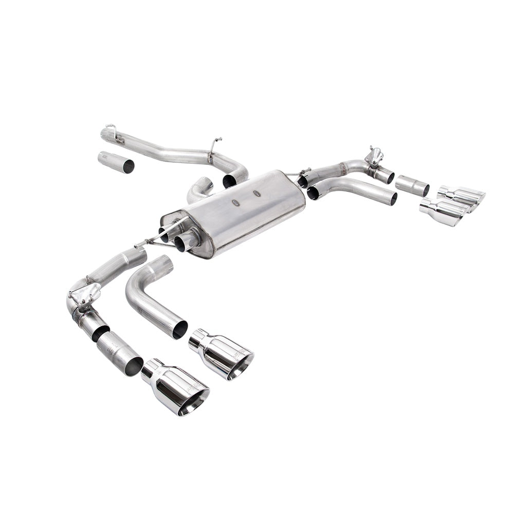 Milltek Particulate Filter-back Exhaust Volkswagen Tiguan R 320ps (OPF/GPF Models Only) 21-25-Exhaust System-carbonizeduk
