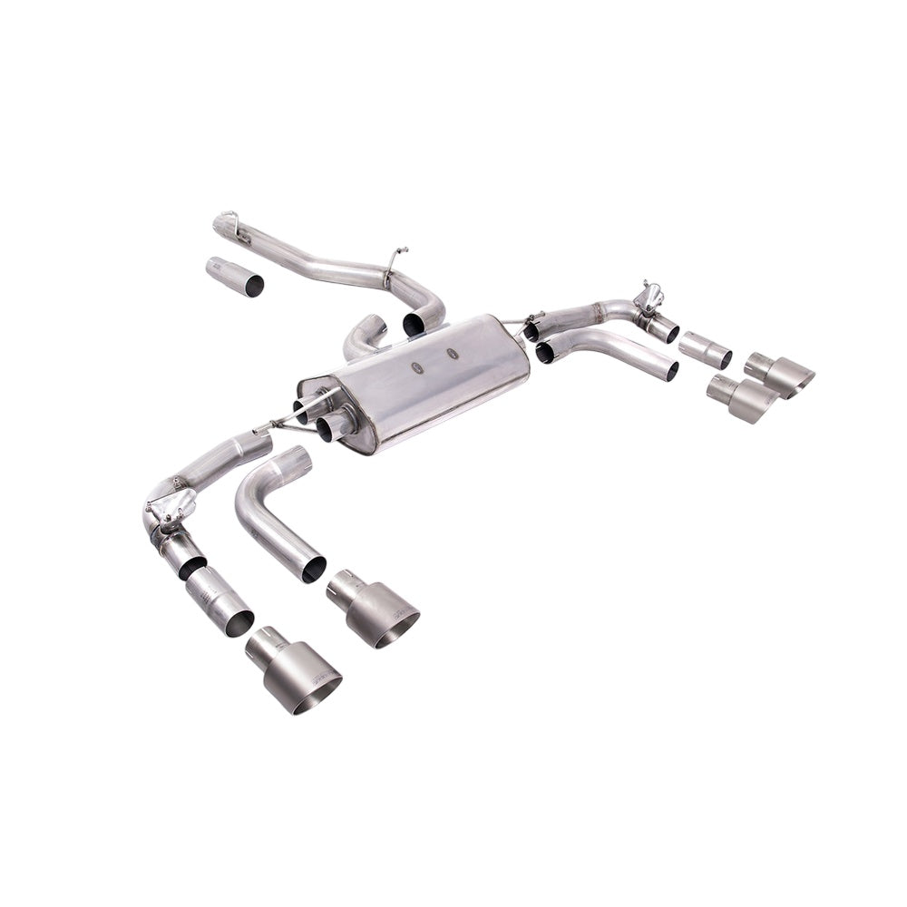 Milltek Particulate Filter-back Exhaust Volkswagen Tiguan R 320ps (OPF/GPF Models Only) 21-25-Exhaust System-carbonizeduk