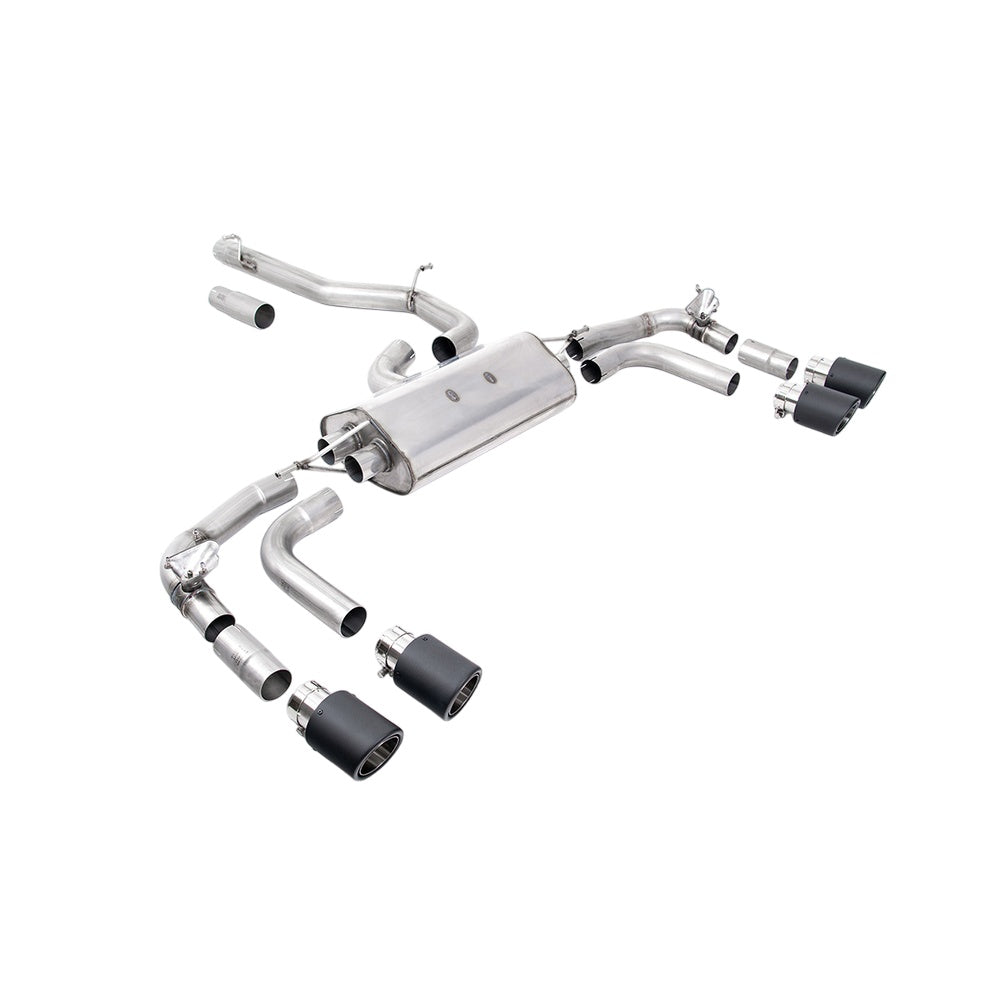 Milltek Particulate Filter-back Exhaust Volkswagen Tiguan R 320ps (OPF/GPF Models Only) 21-25-Exhaust System-carbonizeduk