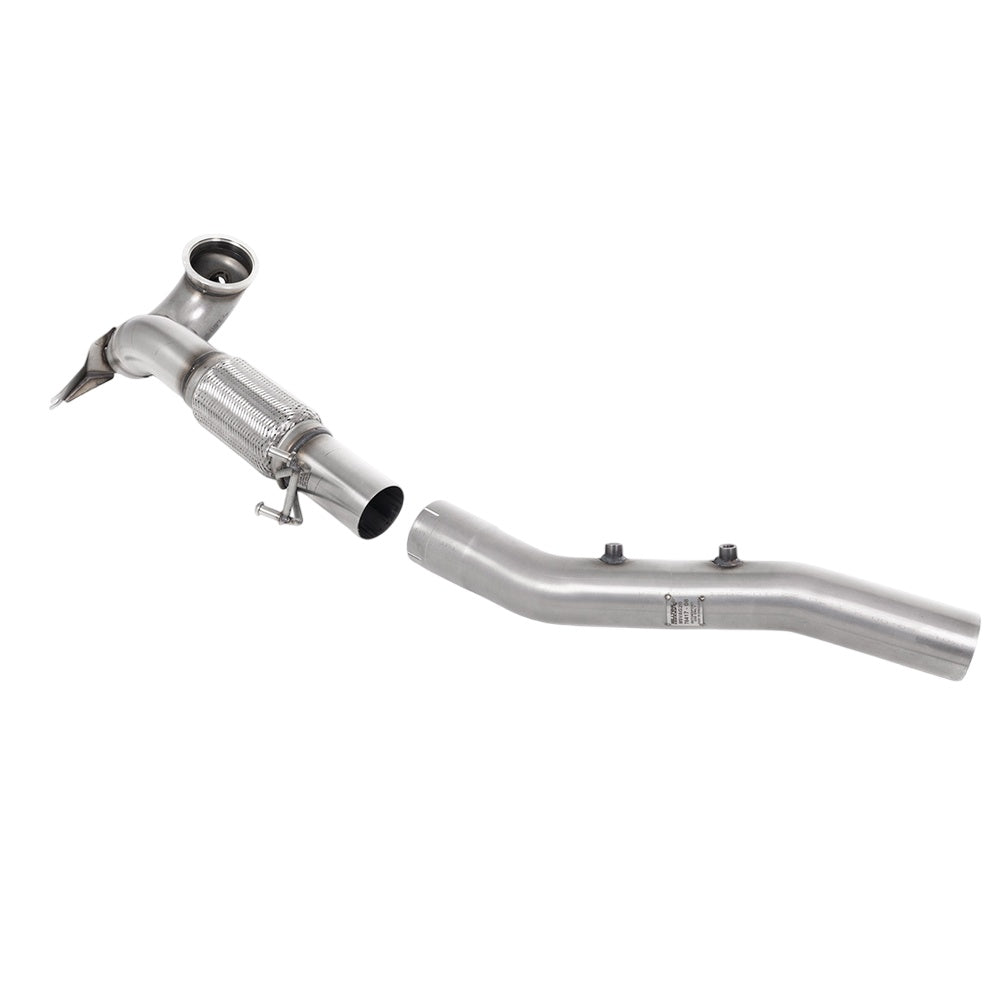 Milltek Large-bore Downpipe and De-cat Exhaust Volkswagen Golf Mk8 GTi Clubsport (300ps OPF/GPF Equipped Models Only) 21-25-Manifolds, Decats & Sports Cats-carbonizeduk