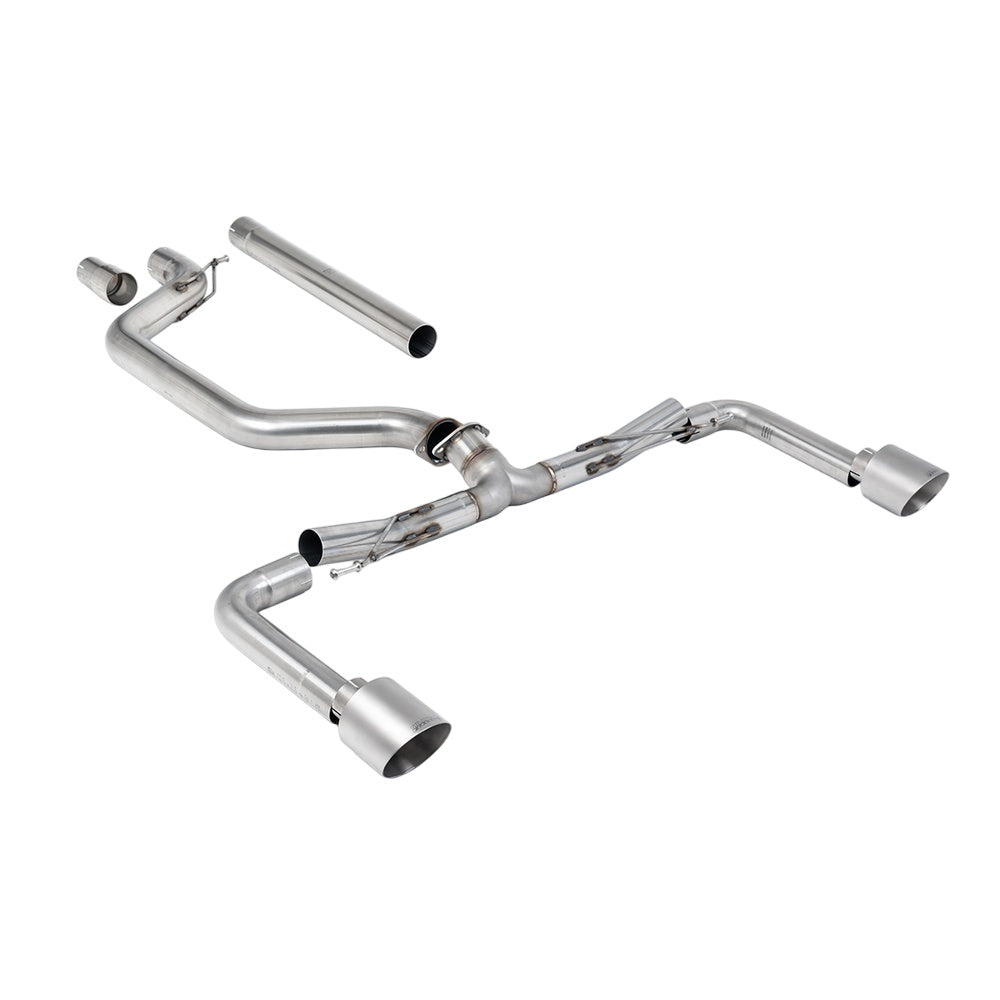 Milltek Particulate Filter-back Exhaust Volkswagen Golf Mk8 GTi (245ps OPF/GPF Equipped Models Only) 20-25-Exhaust System-carbonizeduk