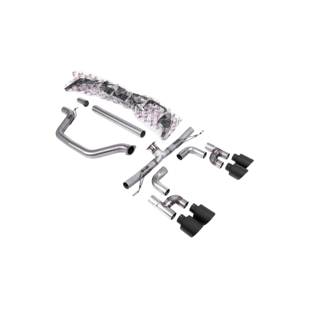 Milltek Particulate Filter-back Exhaust Volkswagen Golf Mk8 GTi (Golf R Style Quad Outlet 245ps OPF/GPF Equipped Models Only) 20-25-Exhaust System-carbonizeduk