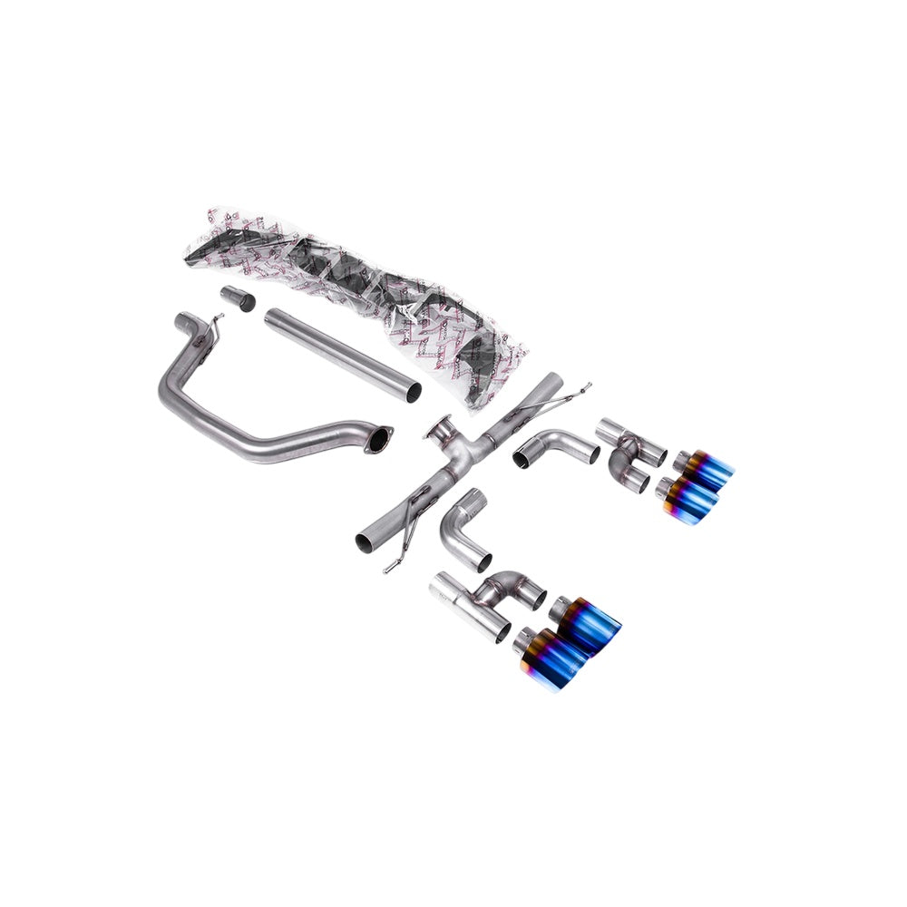 Milltek Particulate Filter-back Exhaust Volkswagen Golf Mk8 GTi (Golf R Style Quad Outlet 245ps OPF/GPF Equipped Models Only) 20-25-Exhaust System-carbonizeduk