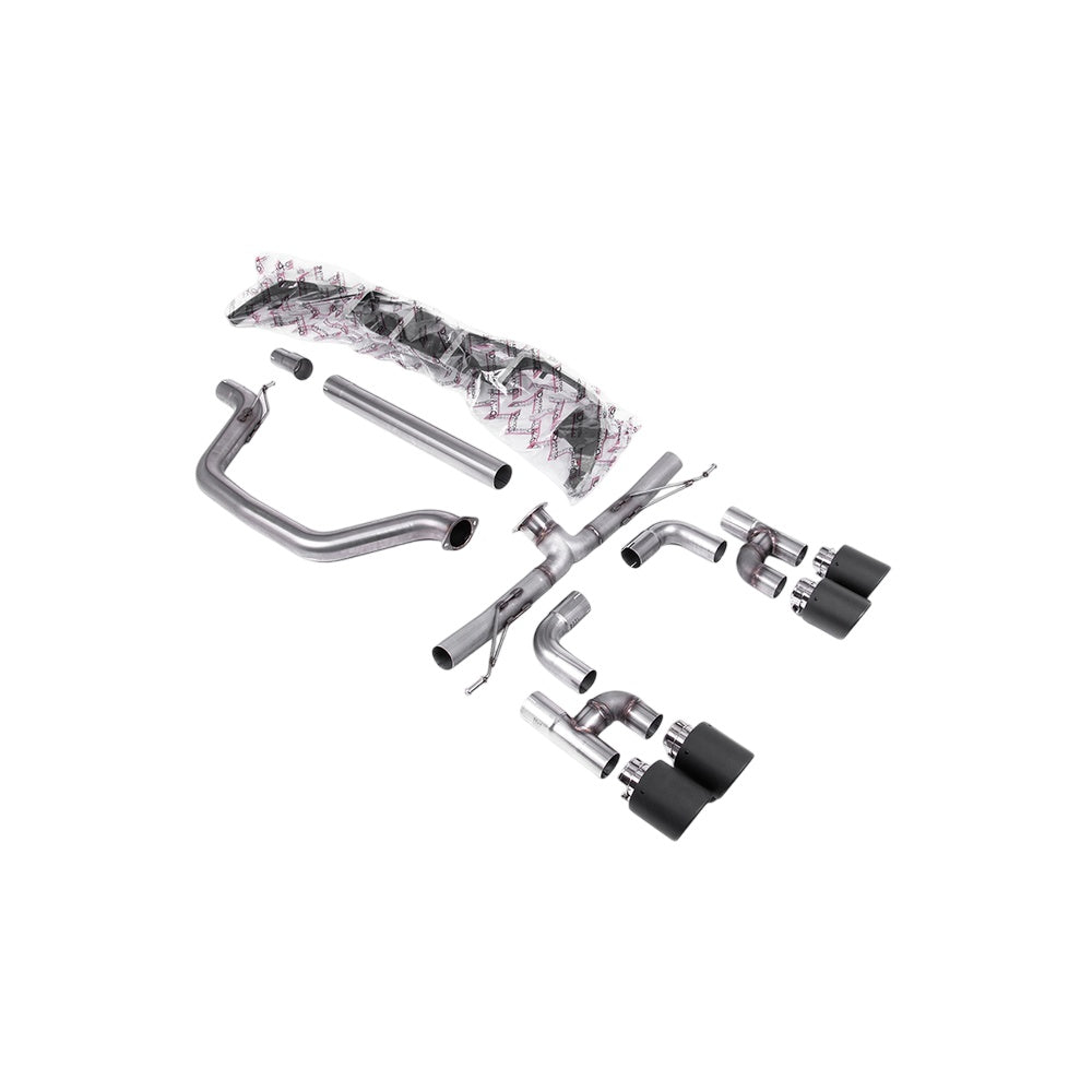 Milltek Particulate Filter-back Exhaust Volkswagen Golf Mk8 GTi (Golf R Style Quad Outlet 245ps OPF/GPF Equipped Models Only) 20-25-Exhaust System-carbonizeduk