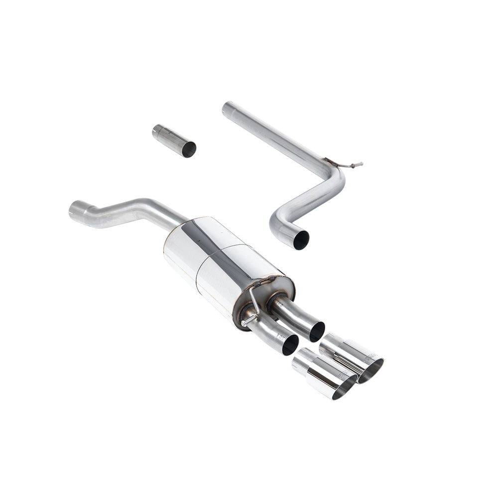 Milltek Cat Back Exhaust Volkswagen Polo 1.5 TSI (AW 5-Door inc Facelift Models) GPF/OPF Models Only 19-25-Exhaust System-carbonizeduk