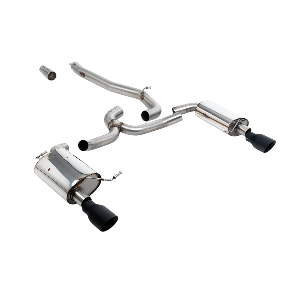 Milltek Cat Back Exhaust Volkswagen Golf Mk7 1.8TSI Alltrack 4Motion 16-21-Exhaust System-carbonizeduk