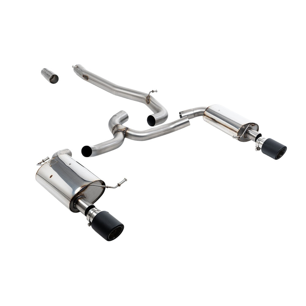 Milltek Cat Back Exhaust Volkswagen Golf Mk7 1.8TSI Alltrack 4Motion 16-21-Exhaust System-carbonizeduk