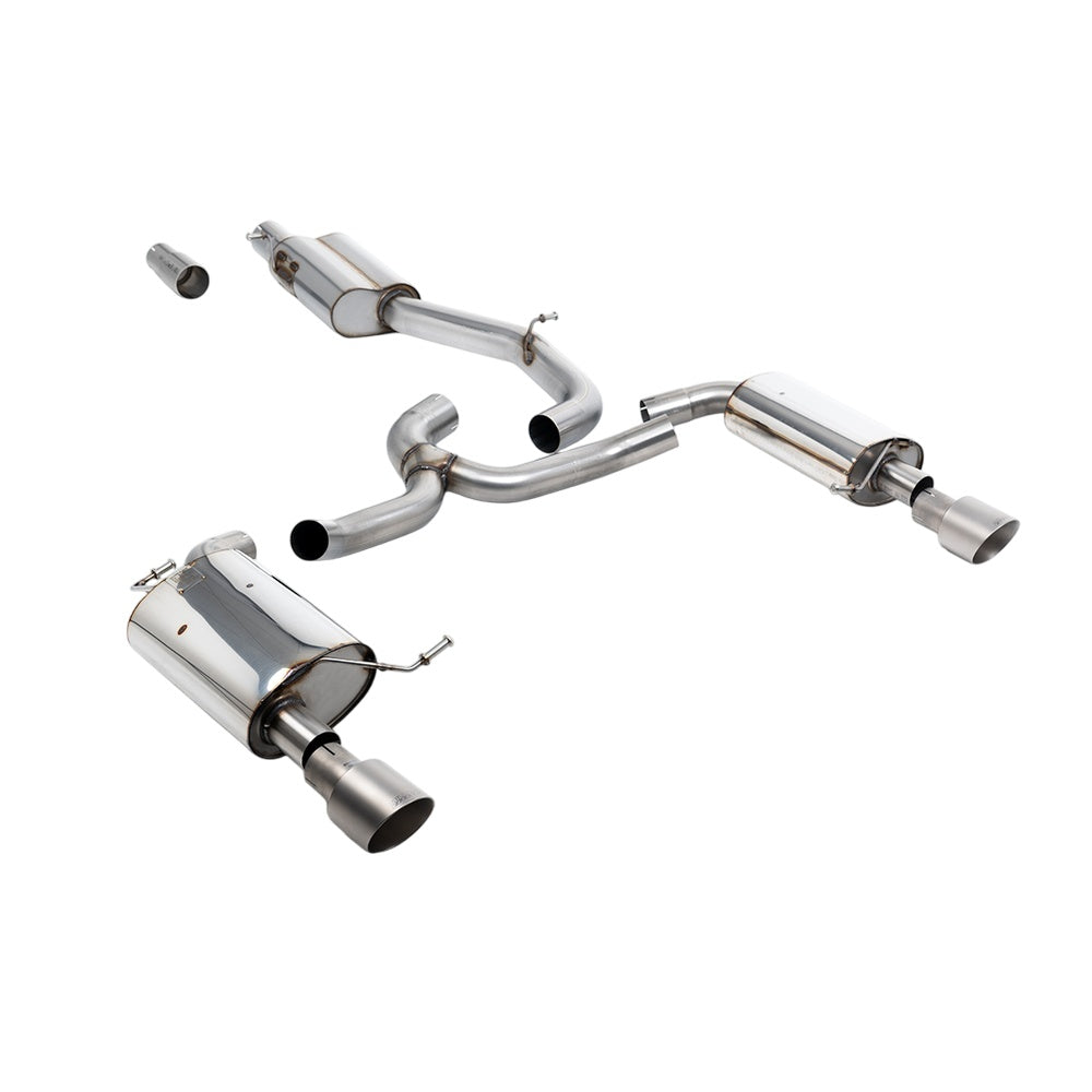Milltek Cat Back Exhaust Volkswagen Golf Mk7 1.8TSI Alltrack 4Motion 16-21-Exhaust System-carbonizeduk