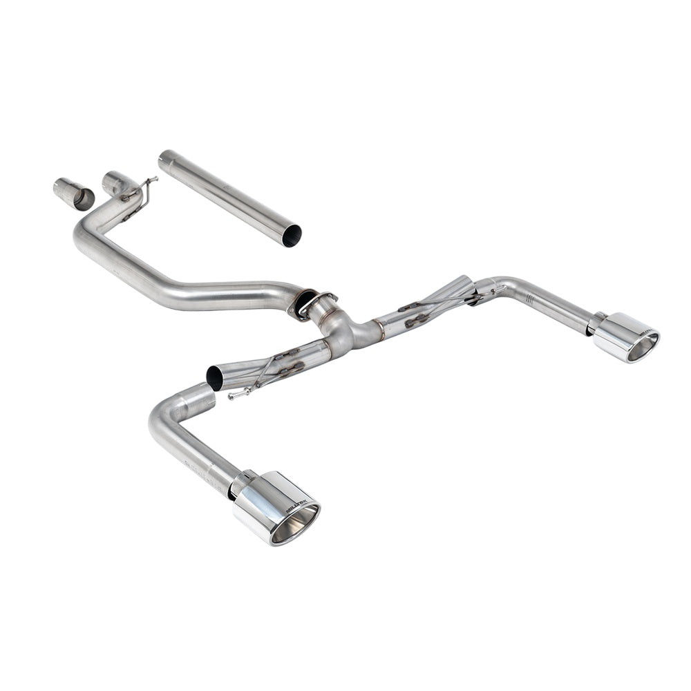 Milltek Particulate Filter-back Exhaust Volkswagen Golf Mk8 GTi Clubsport (300ps OPF/GPF Equipped Models Only) 21-25-Exhaust System-carbonizeduk