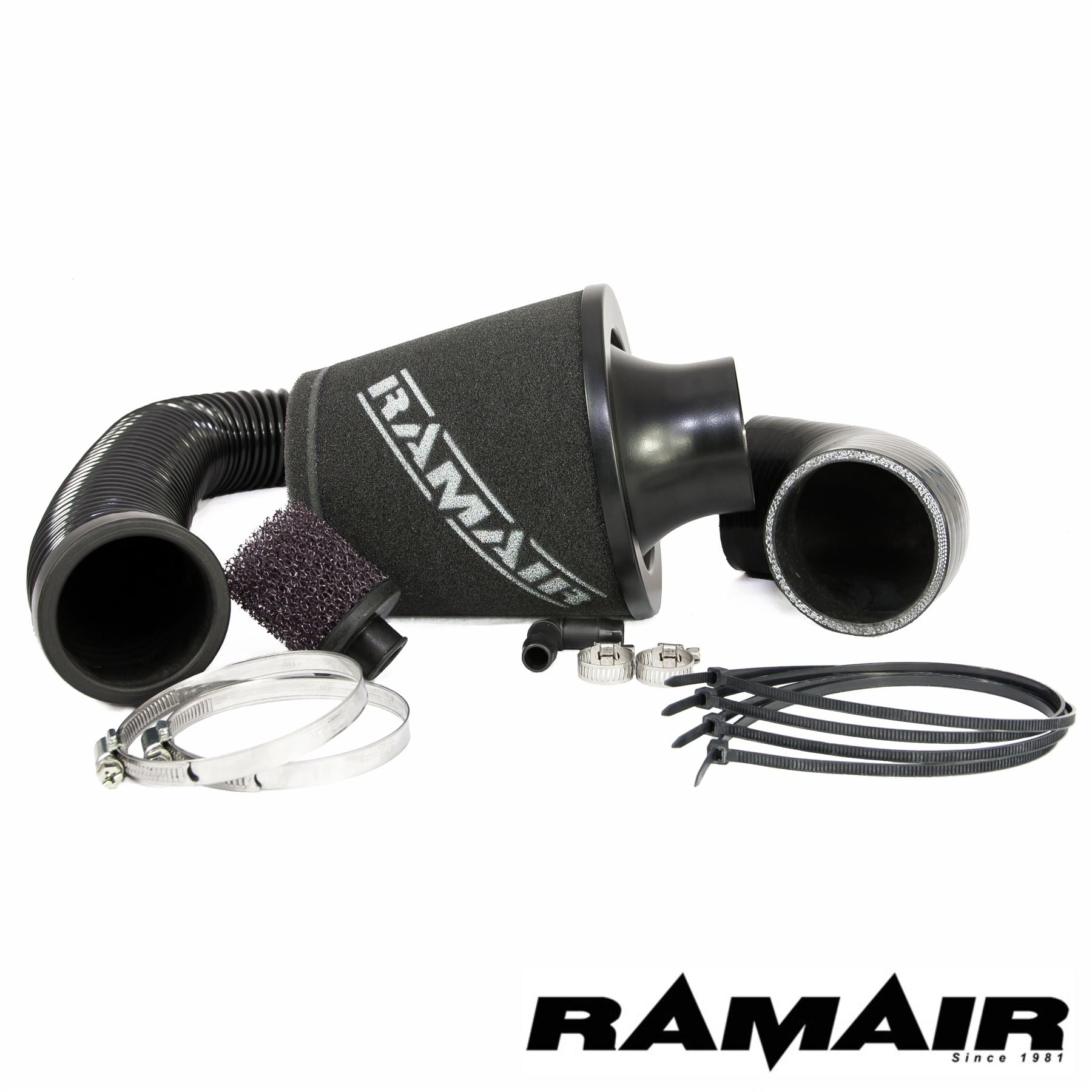 Performance Foam Induction Kit for Ford Fiesta ST150 MK5 - Black Hose