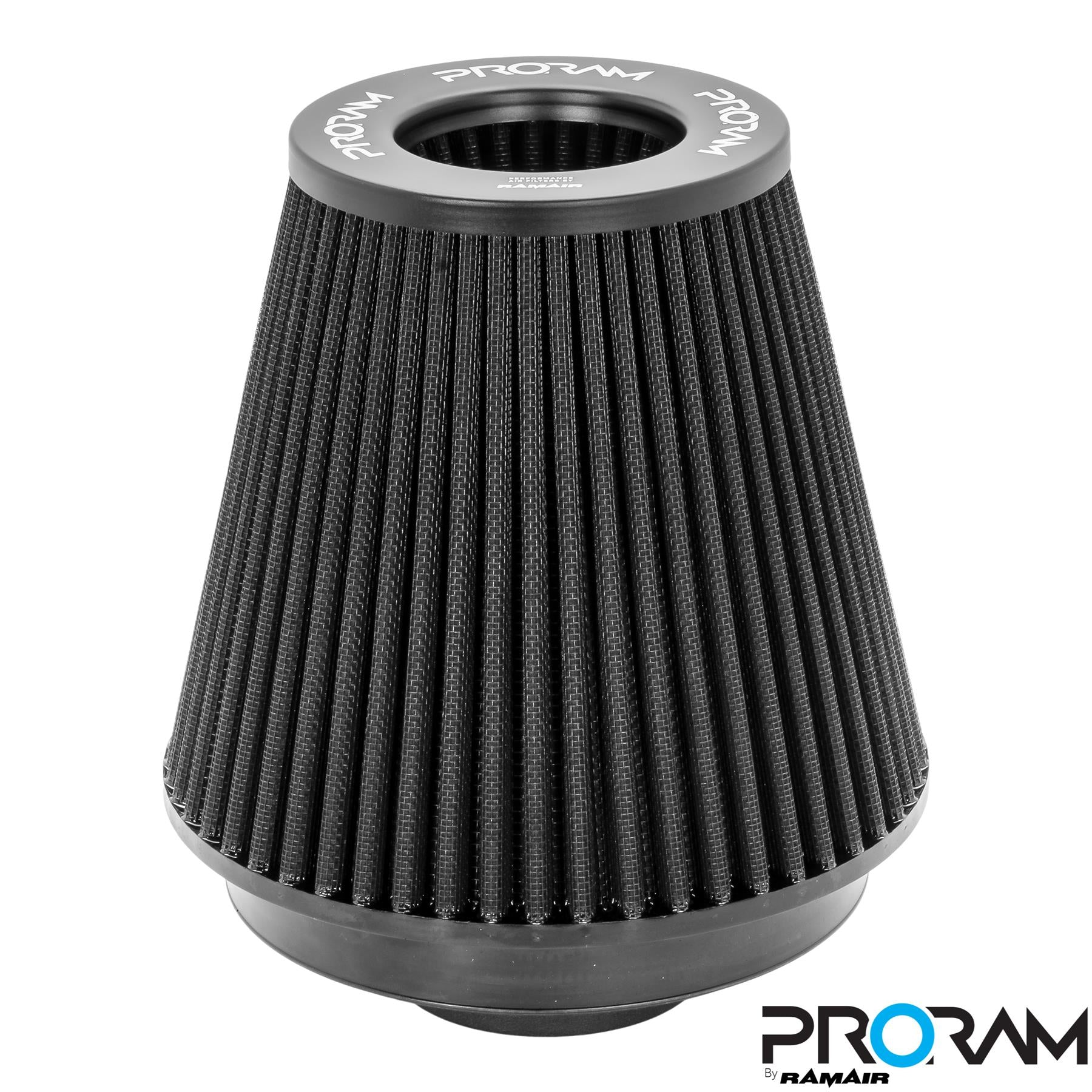Performance Pleated Induction Kit for MK2 Focus ST with ECU Holder - Black Hoses