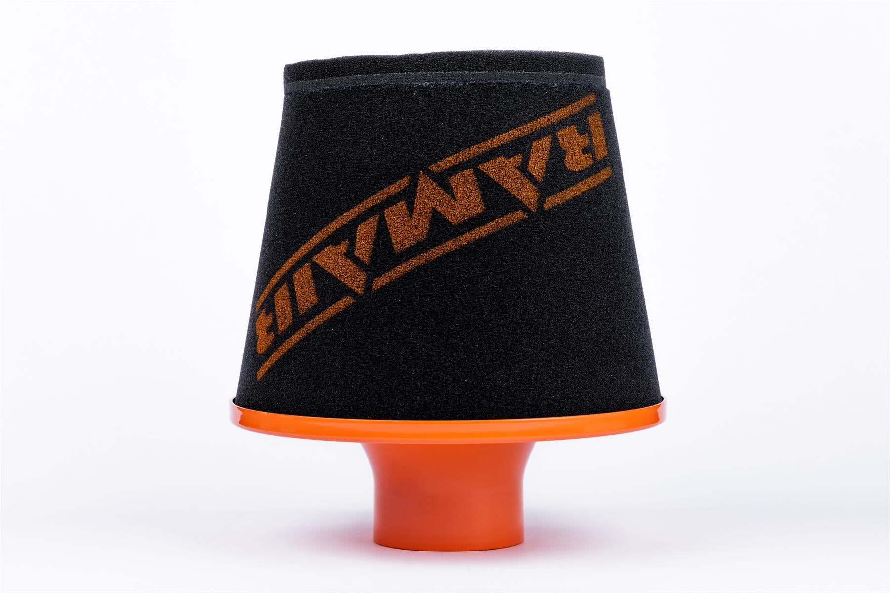 Ramair Foam Jet Stream Large Cone Air Filter 70mm (2.75inch) OD Orange