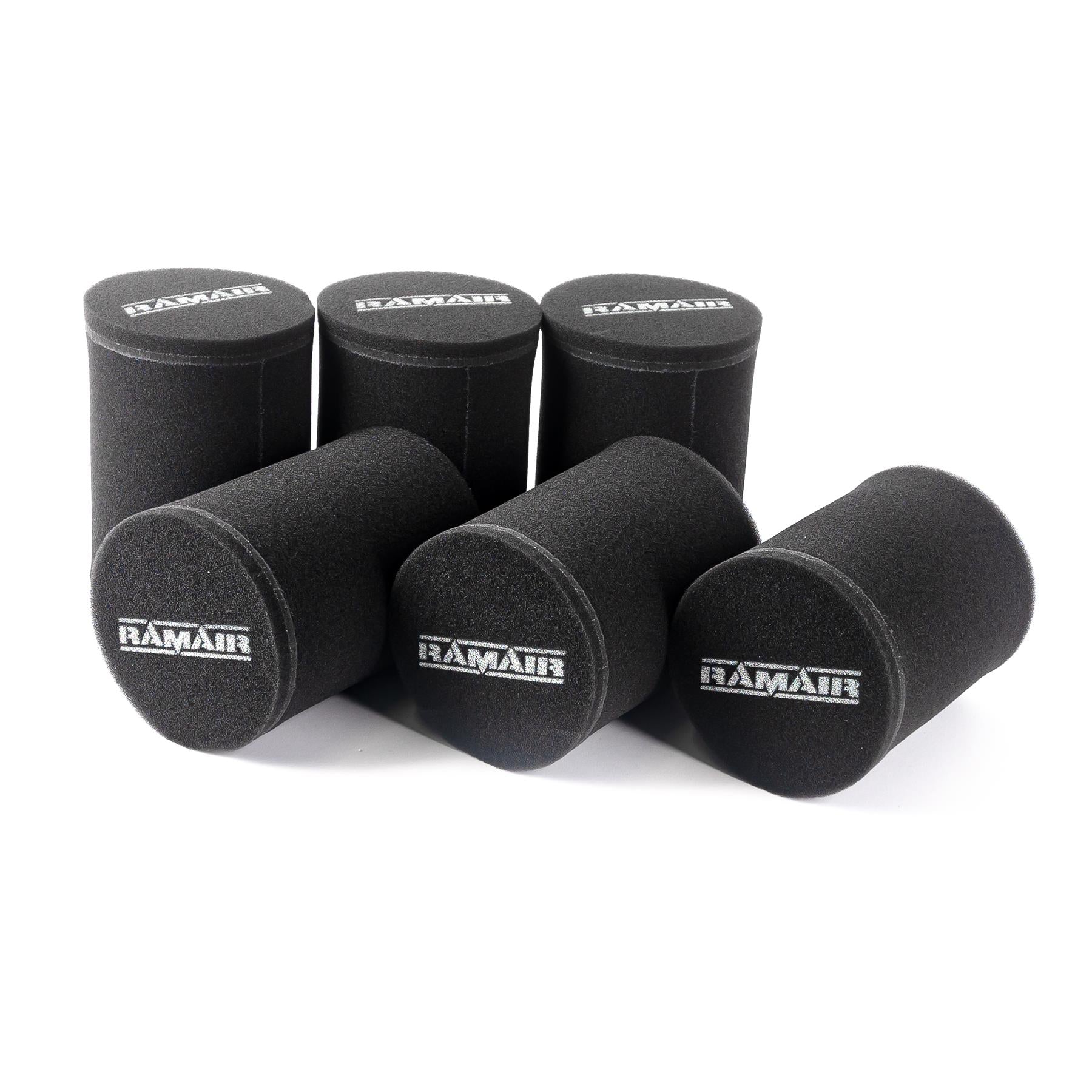 Carb Sock Foam Air Filter Single Inlet 90mm - 6 Pack
