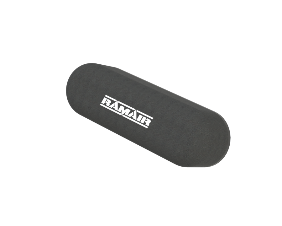 Twin Domed Carb Air Filter & Blank Baseplate 90mm Internal Height